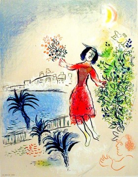 Marc Chagall Painting - Bay of Nice contemporary Marc Chagall